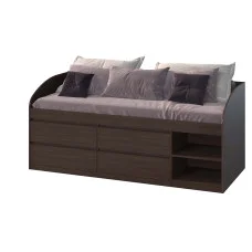 Single bed with 4 drawers Bright 835x2032x840 mm